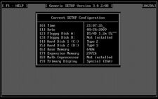 BOOTABLE GSETUP (IBM AT 5170) 286 386 BIOS SETUP UTILITY DISK 720K 3.5