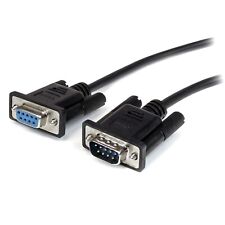 StarTech.com 3m Black Straight Through DB9 RS232 Serial Cable - M/F picture