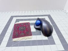 Logitech M570 Wireless Trackball Mouse Ergonomic Design With Mini Rug Mat picture