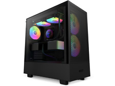NZXT H Series H5 (2023) Flow RGB Edition ATX Mid Tower Chassis Black Color-CC-H5 picture