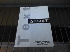Creative Labs TEXT  ASSIST User's Guide 1994 1st Edition Vintage 15D picture