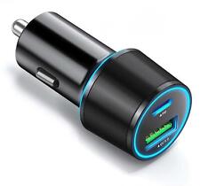 36W PD CAR CHARGER QUICK QC3 DC POWER ADAPTER FAST 2-PORT USB For SMARTPHONES picture