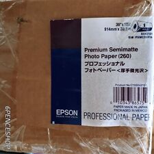 NIOB EPSON Premium Semi-Matte Photo Paper (260)- 36in x 100ft picture
