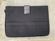 Coach Laptop Sleeve Black Padded Case Bag Nylon Computer Travel 15x11 picture