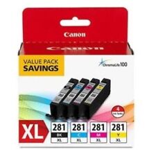 Canon CLI-281 XL Original Ink Cartridge Value Pack BK/C/M/Y 2037C005 picture