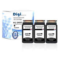 3PK high yield PG-245XL Ink Print Cartridge for Canon PIXMA MG2455 MG2940 TS3122 picture