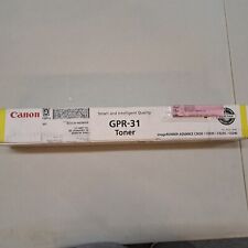Canon GPR-31 (2802B003AC) Yellow Genuine Toner Cartridge, New & Unopened Box picture