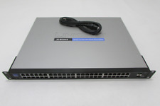 Linksys /Cisco SLM2048 SLM2048 48-port 10/100/1000 Gigabit Smart Switch, 2x  SFP picture