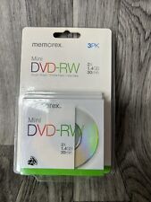 MEMOREX Mini DVD-RW Camcorder Discs 3 Pack 2X 1.4GB 30 min Single Sided picture