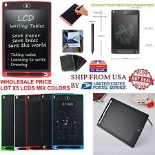NEW LOT 5 8.5 inch Portable LCD Writing Tablet Drawing Board Erasable Notepad picture