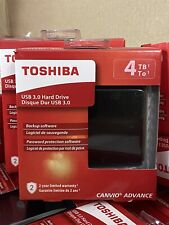 TOSHIBA USB 3.0 Hard Drive Canvio Advance 4TB New picture