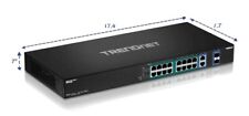 TRENDnet’s 18-Port Gigabit High Power PoE+ Network Switch, model TPE-TG182F  picture