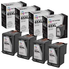 LD Reman Replacements for HP 65XL N9K04AN High Yield Black Ink 4-Pack picture