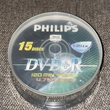 Philips DVDR1S04/711 4.7GB 120-Minute 2.4x DVD+Rs (15 ct., Cake Box Spindle) NEW picture
