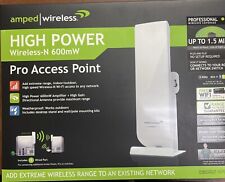 Amped Wireless AP600EX 1.5 Mile High Power Wireless-N 600mW Pro Access Point NIB picture