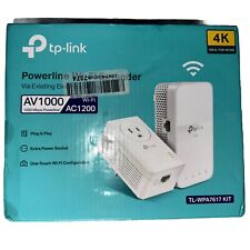 TP-Link TL-WPA7617 KIT AV1000 Gigabit Powerline/AC1200 WiFi Range Extender Kit picture