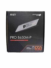 MSI PRO B650M-P AM5 Ryzen 7000 DDR5 SATA 6G 2x M.2 2.5G LAN 7.1 Audio mATX picture