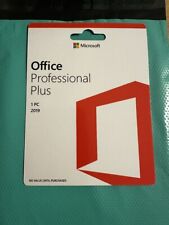 Microsoft Office Professional Plus 2019 1 User PC Sealed Card picture