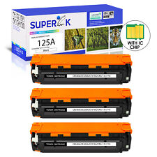3PK Black CB540A Toner Cartridge for HP 125A Color LaserJet CP1210 CM1312nfi MFP picture