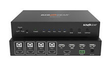 BZBGEAR 4x1 1080P FHD HDMI MultiViewer with KVM USB2.0 Ports/Up to 4 Computers picture