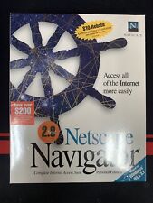 Netscape Navigator 2.0 Sealed CIB Box Windows 3.1 95 Vintage Retro PC picture