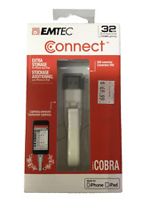 EMTEC Connect - 32GB 2 In 1 Flash Drive NIB picture