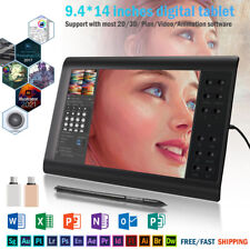 10x6 Inch Digital Drawing Tablet Hd Screen Graphics Tablet With Battery-free Pen picture