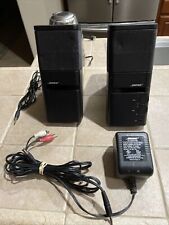 Bose MediaMate Computer Speakers Black With Power and Auxiliary Cables TESTED picture