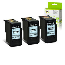 3PK 240XL Black Ink Cartridge for Canon PIXMA MG2140 MG3140 MG4140 MX514 MG3620 picture