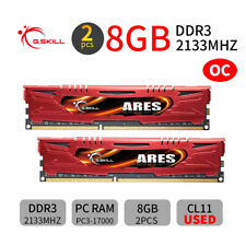 G.Skill Ares 16GB 2x8GB DDR3 OC 2133MHz PC3-17000U 240Pin Desktop Memory RAM Red picture