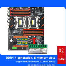 X99 CPU Motherboard DDR4 LGA Four Channel 8 DIMM Computer Desktop Mainboard Kit picture