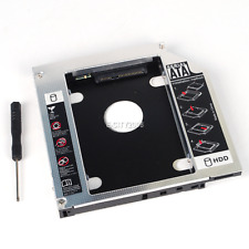 Universal 12.7mm 2nd SATA SSD HDD Hard Drive Caddy for CD/DVD-ROM Optical Bay US picture