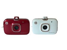 HP Sprocket 2-In-1 Red & White Portable Camera Printer-Tested Not With Film picture