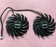 Pair Fans Cooler Fan For MSI ARMOR RX470 RX480 RX570 RX580 PLD09210S12HH 85mm picture