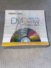 Memorex DVD +RW 9 Pack 4X 4.7 GB/Go 120 Min Thin Cases Open Pack  picture