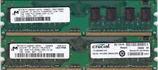 2GB 2x1GB PC2-5300 DDR2-667 CRUCIAL CT12864AA667.8FG MICRON Desktop Memory Kit picture