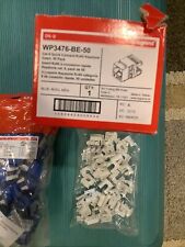 Legrand® ~ ON-Q Cat 6 QC RJ45 Keystone Connector • Blue • 50Pack • WP 3476-BE-50 picture