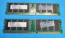 Elpida 512MB (2x256MB) PC3200 DDR400 Desktop DIMM RAM Memory HP 326667-041 picture