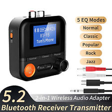 Wireless Bluetooth 5.2 Receiver Transmitter HiFi Stereo AUX RCA TF Audio Adapter picture