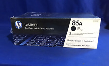 Dual Pack Genuine HP LaserJet 85A Black Toner Cartridge CE285A picture