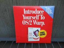 IBM OS/2 Warp Version 3 Operating System for DOS & WIN Rare 1995 DEMO (NEW) 12D picture