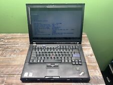 Vintage Rare ThinkPad R61i XP SP3 Core 2 Duo 1.6GHz *Boots to bios *READ picture