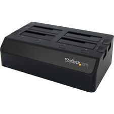 StarTech USB 3.0 to 4-Bay SATA 6Gbps Hard Drive Docking Station w/ Dual Fans picture