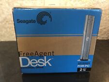 Sealed New Boxed Seagate Free Agent Desk External Drive For PC 2000GB USB 2.0 picture