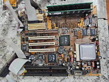 PCCHIPS BABY AT Socket 7 MOTHERBOARD AGP PCI ISA USB I/O Ports Memory + AMD CPU picture