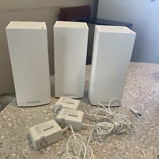 Linksys MX 4200C Tri-B WiFi 6 Mesh System ( Lot Of 3 Rounters)  WITH POWER CORDS picture