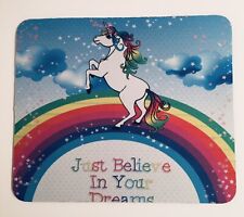 Ambesonne Fantasy Believe in Your Dreams Mouse Pad 9.5 in x 8 in x .25 in thick picture