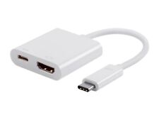 Monoprice USB-C to HDMI and USB-C (F) Dual Port Adapter - Select Series picture