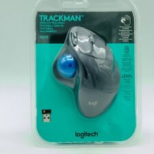 Logitech M570 Wireless Trackball Mouse For PC & Mac Black Color New Sealed  picture
