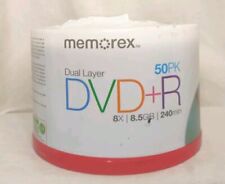 Memorex Dual Layer DVD+R 50-pack - 8X, 8.5GB, 240min - New/Sealed picture